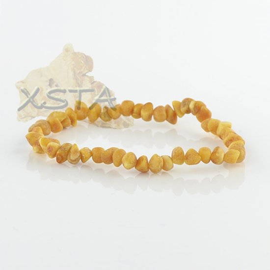 Raw amber bracelet - real natural